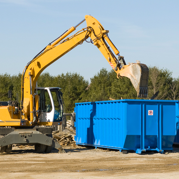 can i rent a residential dumpster for a construction project in Evadale